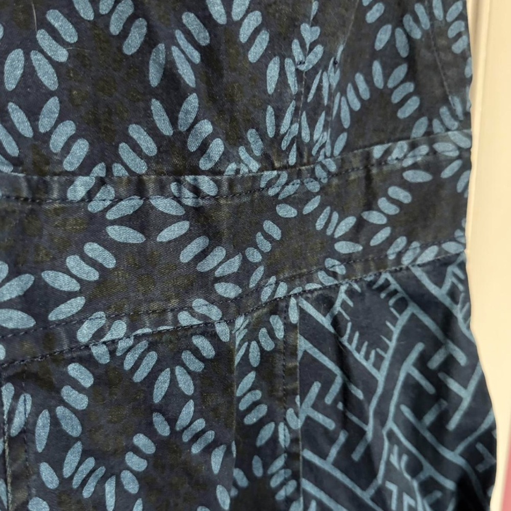 Anthropologie Plenty by Tracy Reese Navy Geometric Mini Dress - Picture 7 of 7